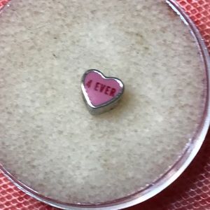 3/$10 Origami Owl 4 Ever/Crushin Reversible Charm